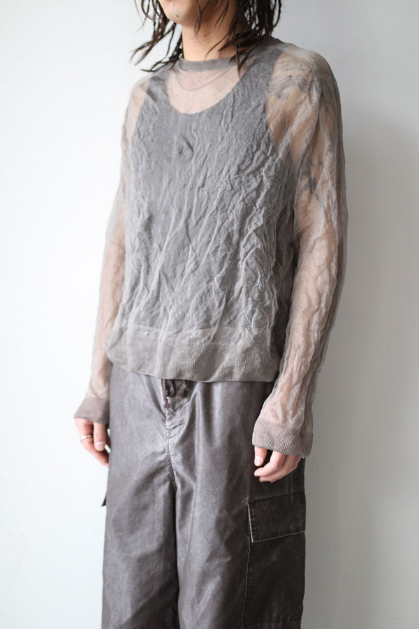 TRUE ROUNDNECK / ASH SILK STEEL [30%OFF]