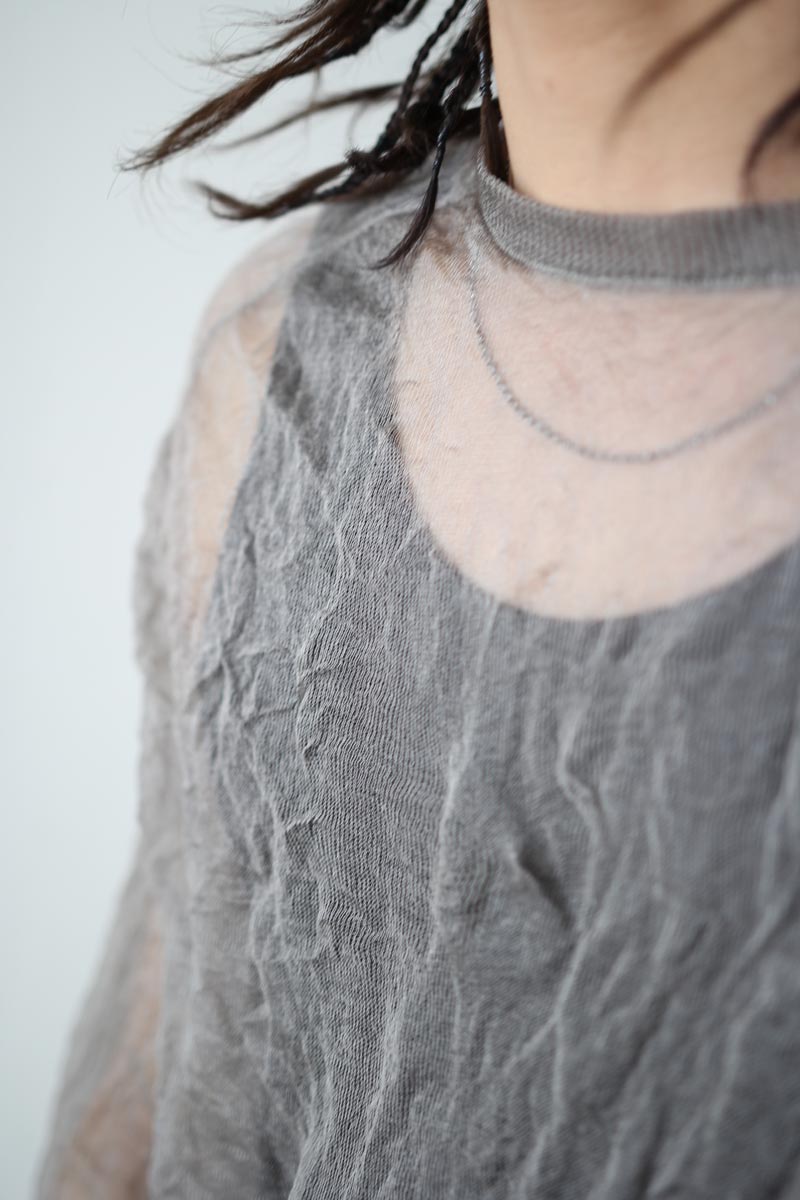 TRUE ROUNDNECK / ASH SILK STEEL [30%OFF]