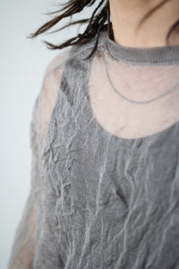 TRUE ROUNDNECK / ASH SILK STEEL