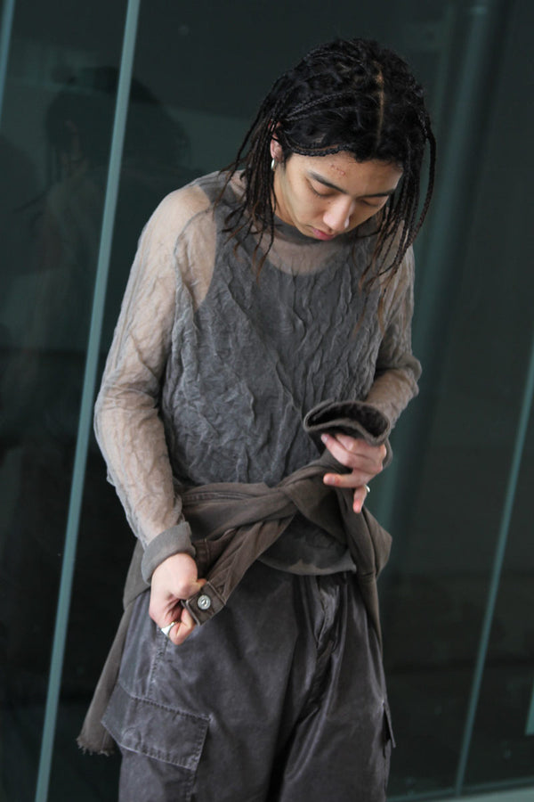 TRUE ROUNDNECK / ASH SILK STEEL [30%OFF]