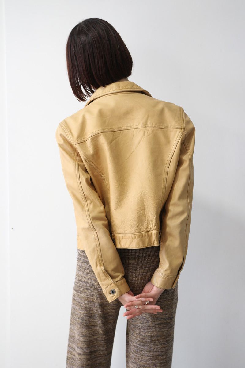 GAP | Y2K EARLY 00'S LEATHER JACKET [USED]