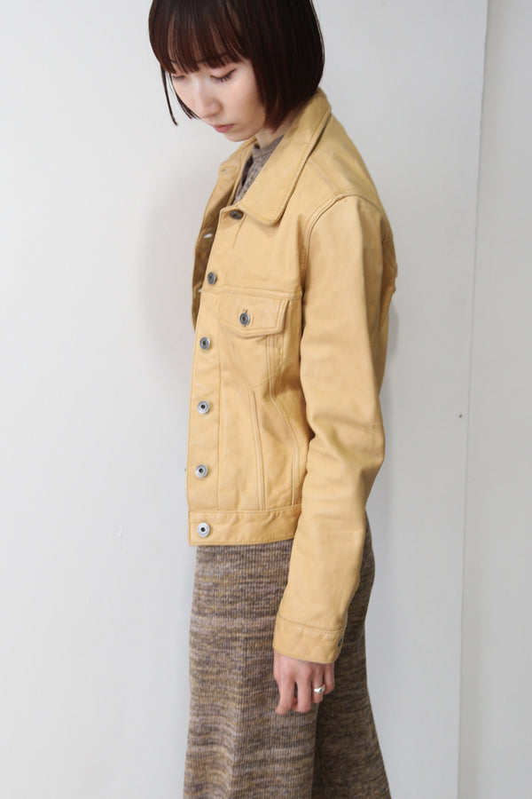 GAP | Y2K EARLY 00'S LEATHER JACKET [USED]