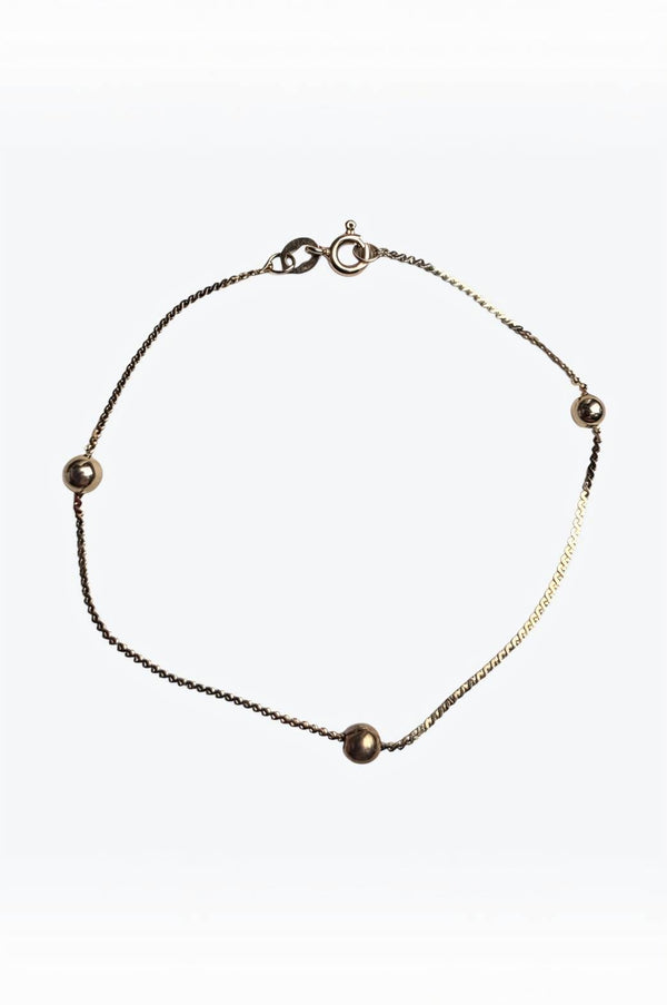 MADE IN ITALY 14K 골드 브레이슬릿 0.86G / 골드