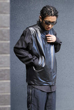 画像をギャラリービューアに読み込む, COW LEATHER ZIP UP VEST / BLACK