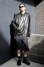 画像をギャラリービューアに読み込む, COW LEATHER ZIP UP VEST / BLACK