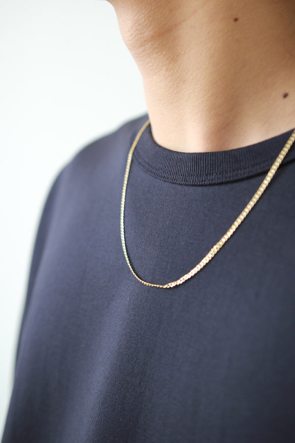 HIGH DENSITY L/S T-SHIRT FLEECE LINING / FADE BLACK