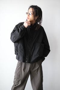 WASHER NYLON HIKER JACKET.13 / BLACK