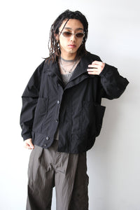 WASHER NYLON HIKER JACKET.13 / BLACK