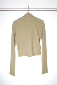 ORGANIC COTTON PILE HOODIE / KHAKI BEIGE