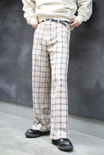 画像をギャラリービューアに読み込む, SUNE BOOTCUT TROUSERS / CHECK