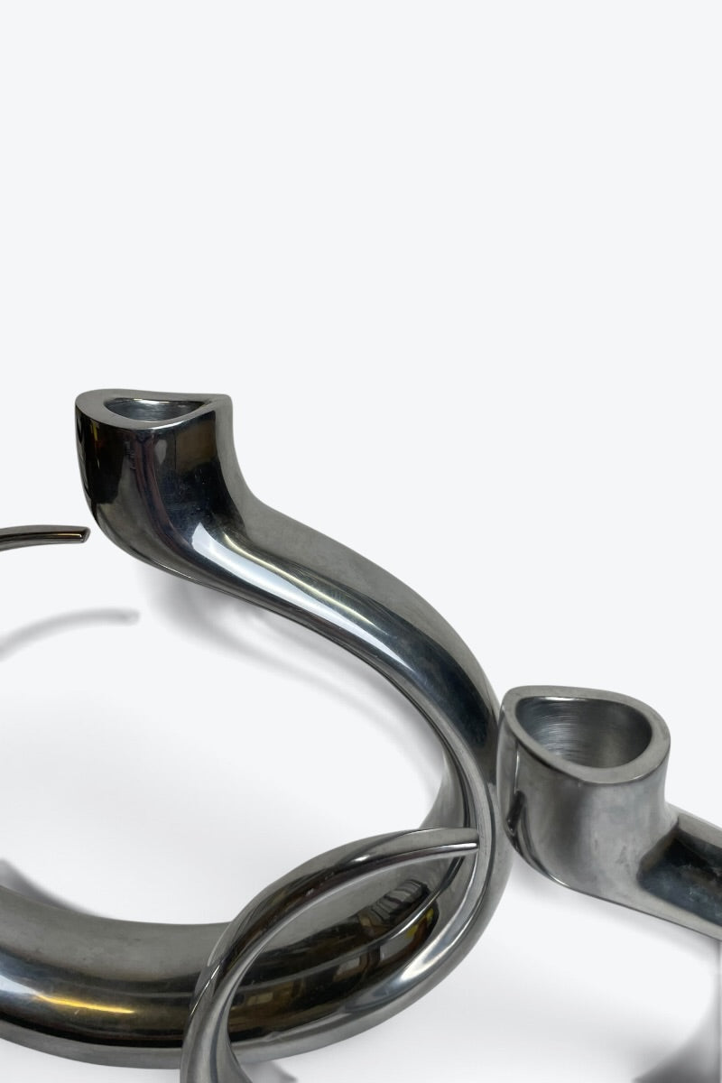 CANDLE STAND SET OF TWO