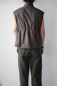 FIRM VEST / BROWN WASH OUT NYLON