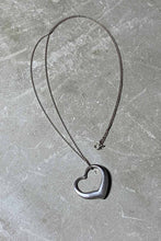 Load image into Gallery viewer, 925 SILVER OPEN HEART PENDANT NECKLACE