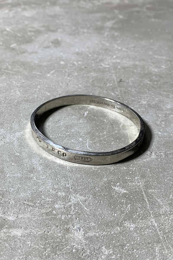TIFFANY&CO. | 97'S 925 VINTAGE SILVER BANGLE / SILVER