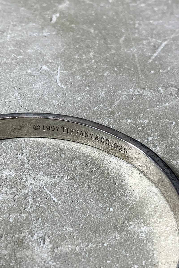 TIFFANY&CO. | 97'S 925 VINTAGE SILVER BANGLE / SILVER