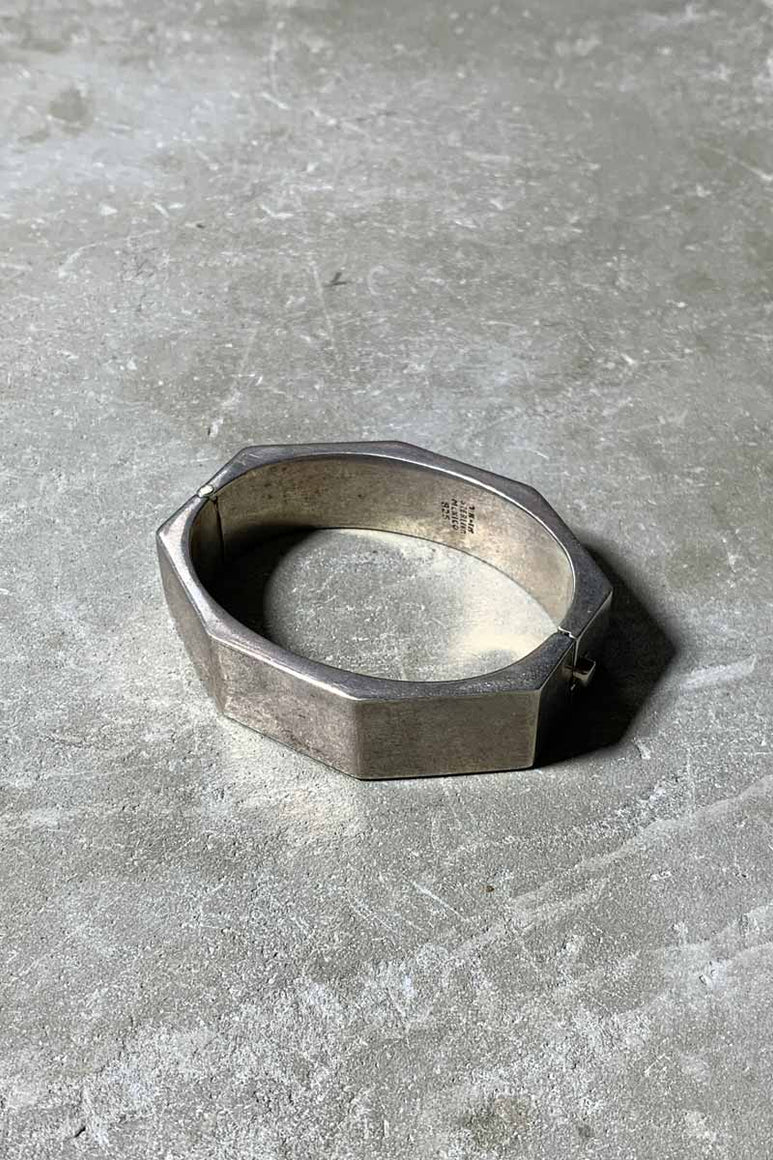 MADE IN MEXICO 925 SILVER OCTAGONAL BANGLE