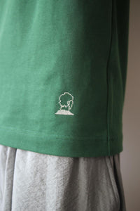 HOLTER NECK LONG SLEEVE T-SHIRT / NAVY-GREEN [金沢店]