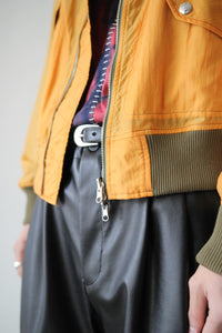 SHEER NYLON FLIGHT BLOUSON / ORANGE [金沢店]