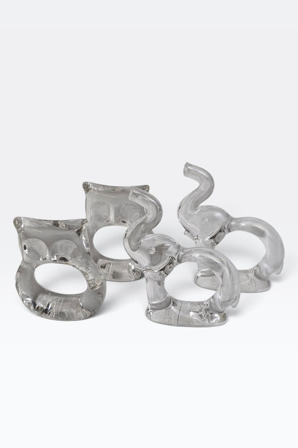 ACRYLIC NAPKIN RINGS FOR DISPLAY