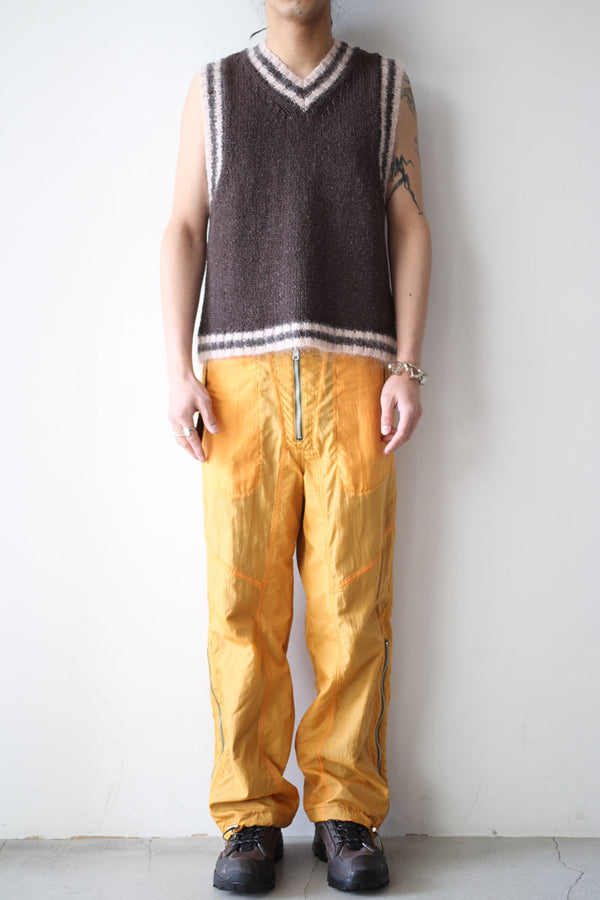 SHEER NYLON FLIGHT TROUSERS / ORANGE [20%OFF]