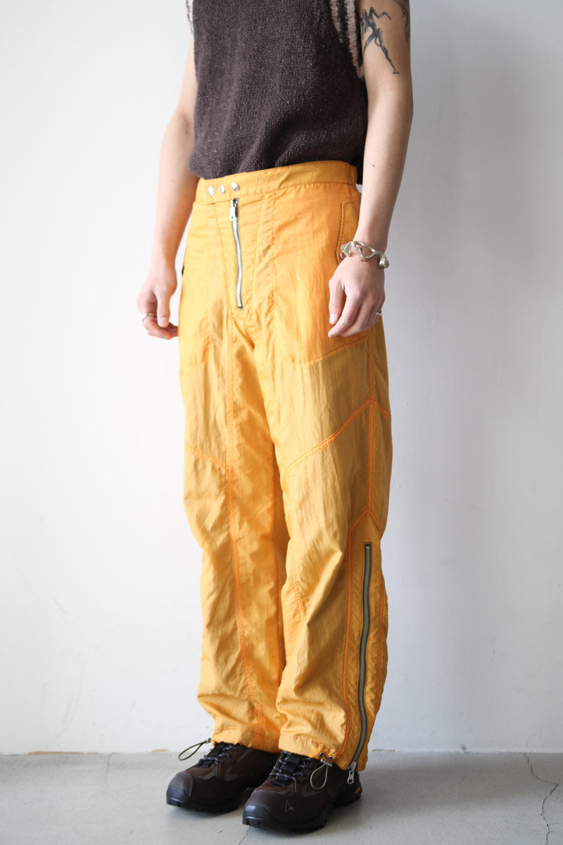 SHEER NYLON FLIGHT TROUSERS / ORANGE [20%OFF]
