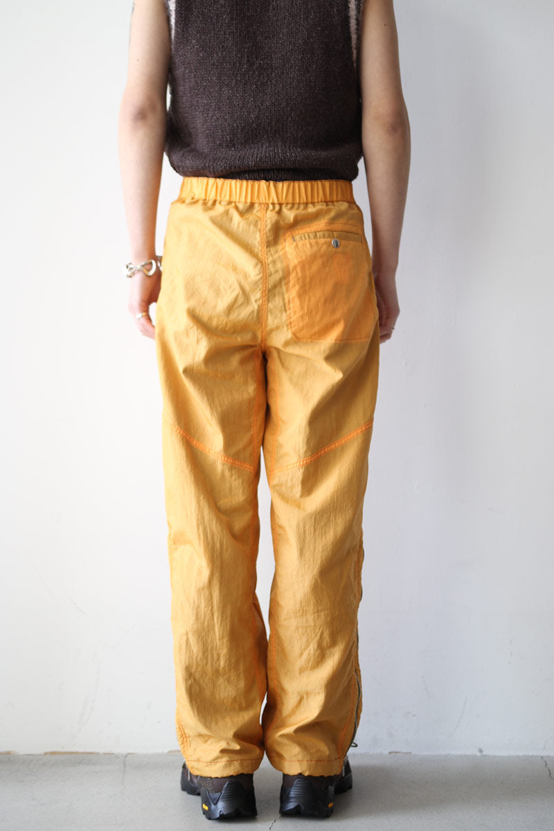 SHEER NYLON FLIGHT TROUSERS / ORANGE [20%OFF]