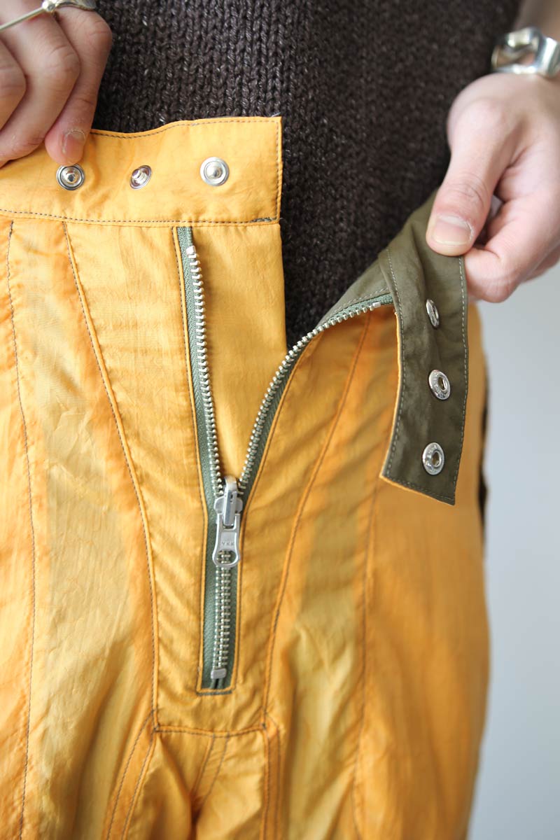SHEER NYLON FLIGHT TROUSERS / ORANGE [20%OFF]
