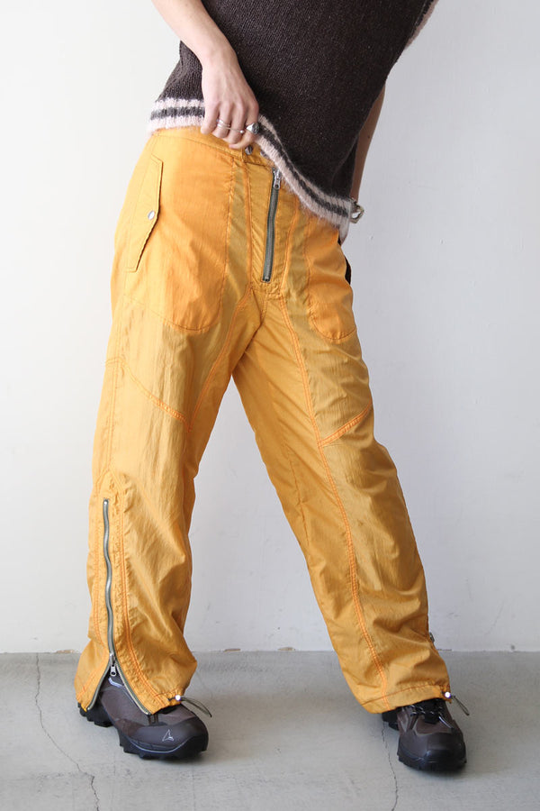 SHEER NYLON FLIGHT TROUSERS / ORANGE [20%OFF]