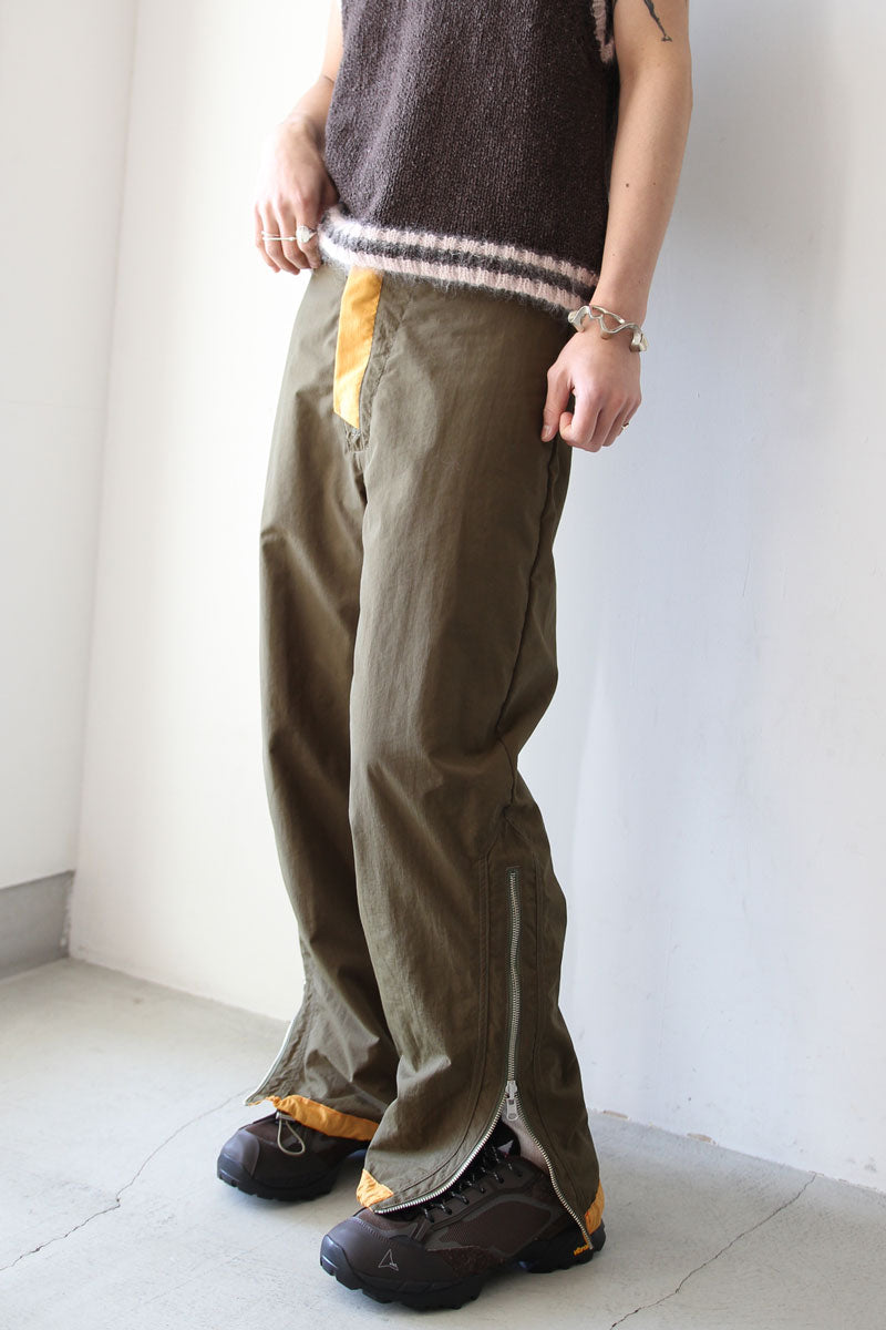 SHEER NYLON FLIGHT TROUSERS / ORANGE [20%OFF]
