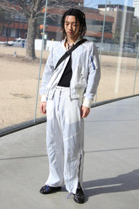 SHEER NYLON FLIGHT BLOUSON / WHITE [金沢店]