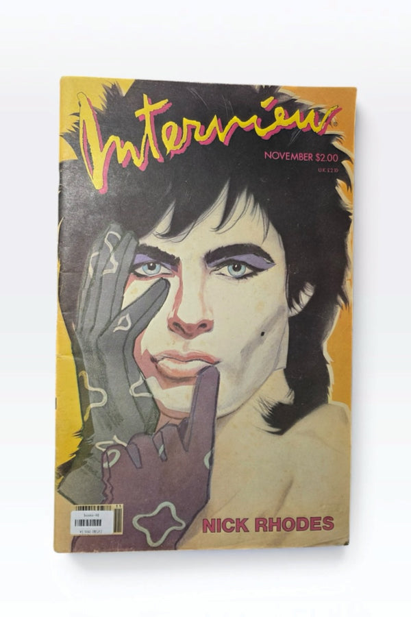 INTERVIEW NOVEMBER 1985 NICK RHODES