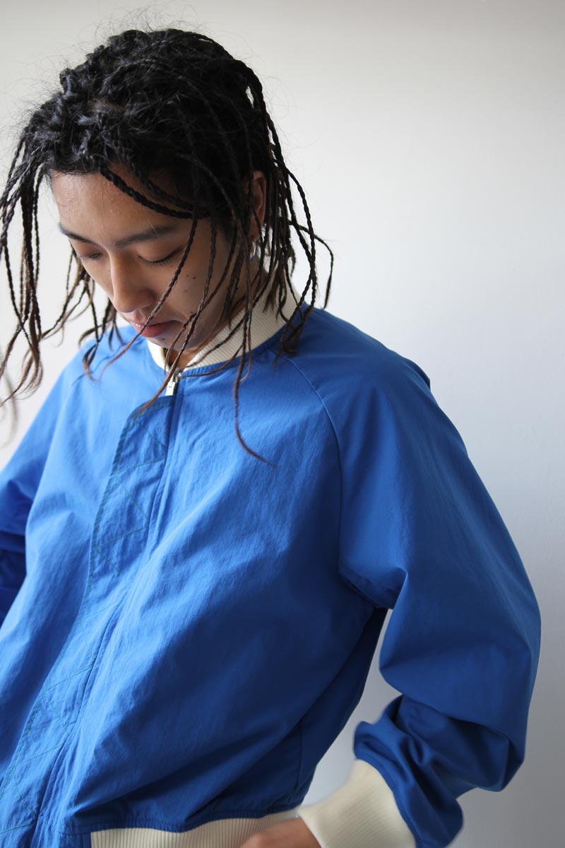 SHEER NYLON FLIGHT BLOUSON / WHITE [20%OFF]