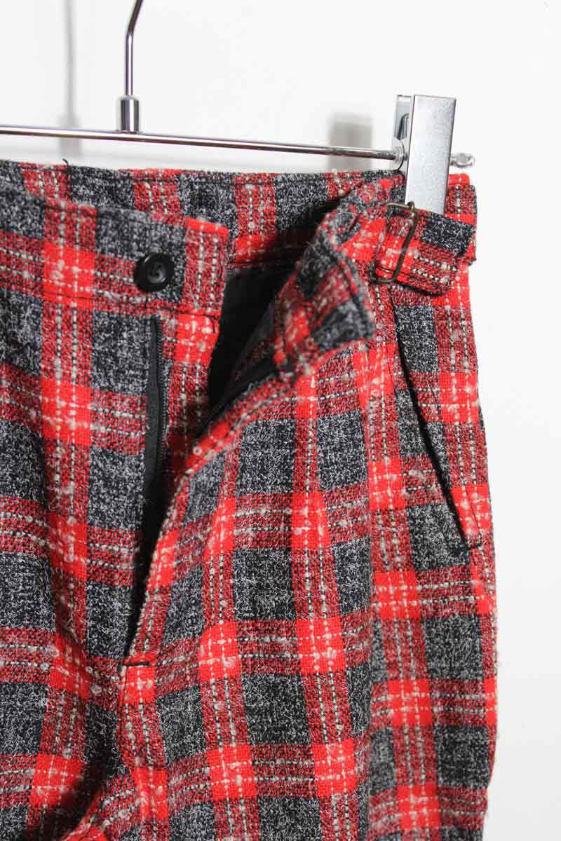 012 | BENETTON MADE IN ITALY 90'S WOOL CHECK PANTS [USED]