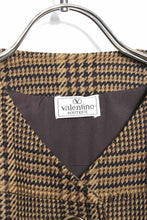 Load image into Gallery viewer, VALENTINO | 90&#39;S COLLARLESS CHECK JACKET [USED]