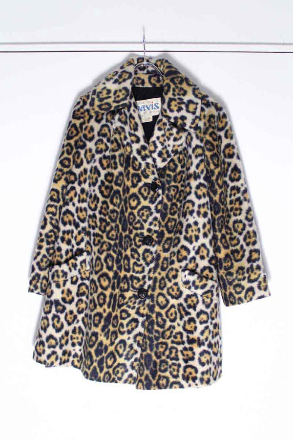 DAVIS | MADE IN USA 80'S LEOPARD FUR JACKET [USED]
