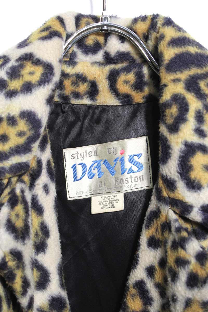 DAVIS | MADE IN USA 80년대 레오파드 퍼 재킷 [USED]