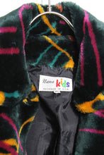 Load image into Gallery viewer, NANA KIDS | MADE IN USA 80&#39;S MUSICAL NOTE SYMBOL FUR JACKET [USED]