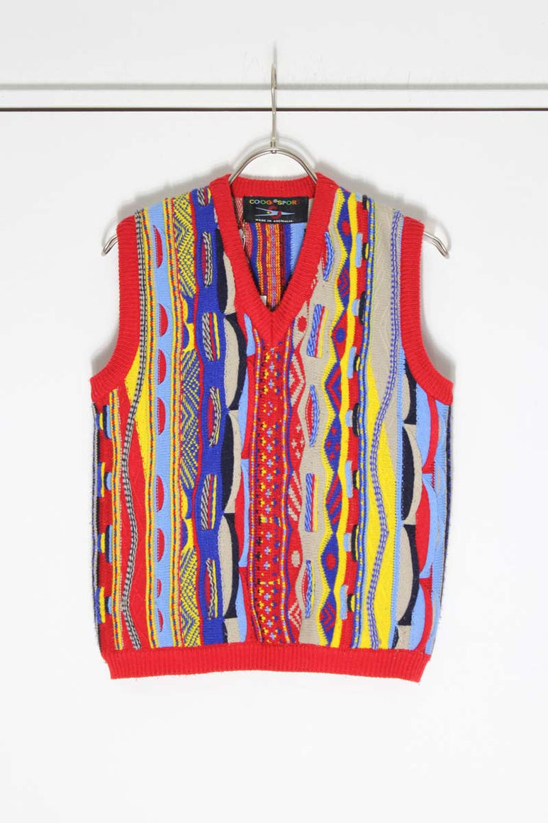 COOGI SPORT | MADE IN AUSTRALIA 90'S KNIT VEST [USED]