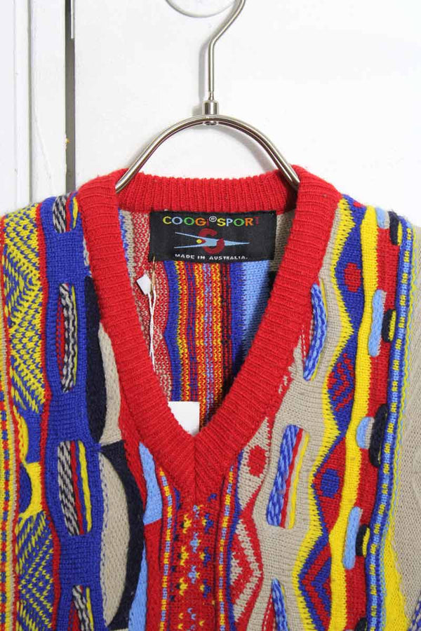 COOGI SPORT | MADE IN AUSTRALIA 90'S KNIT VEST [USED]