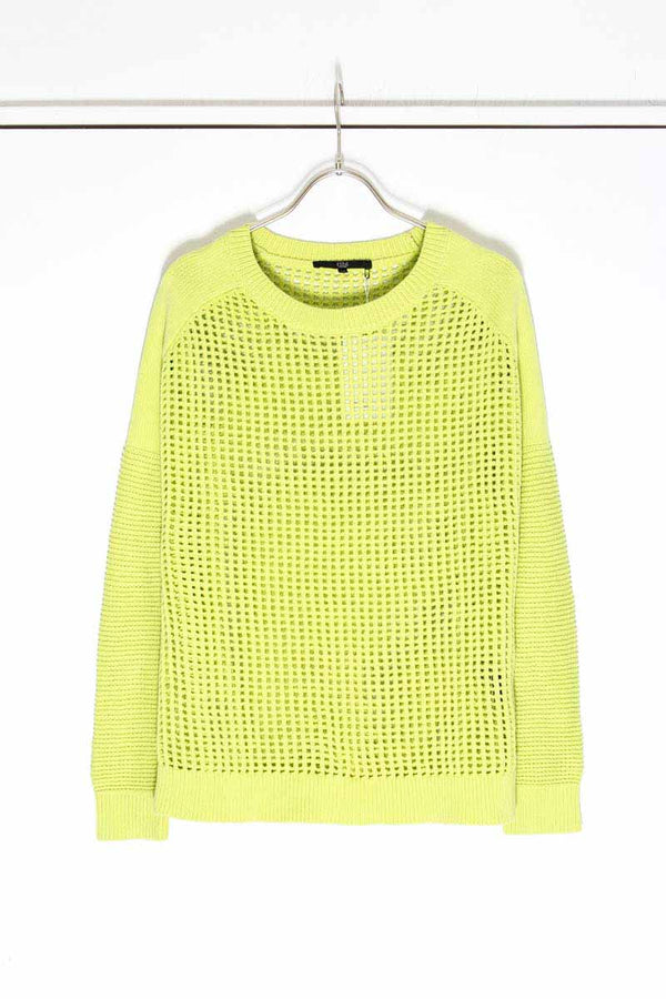 TIBI | COTTON SHEER SWEATER [USED]