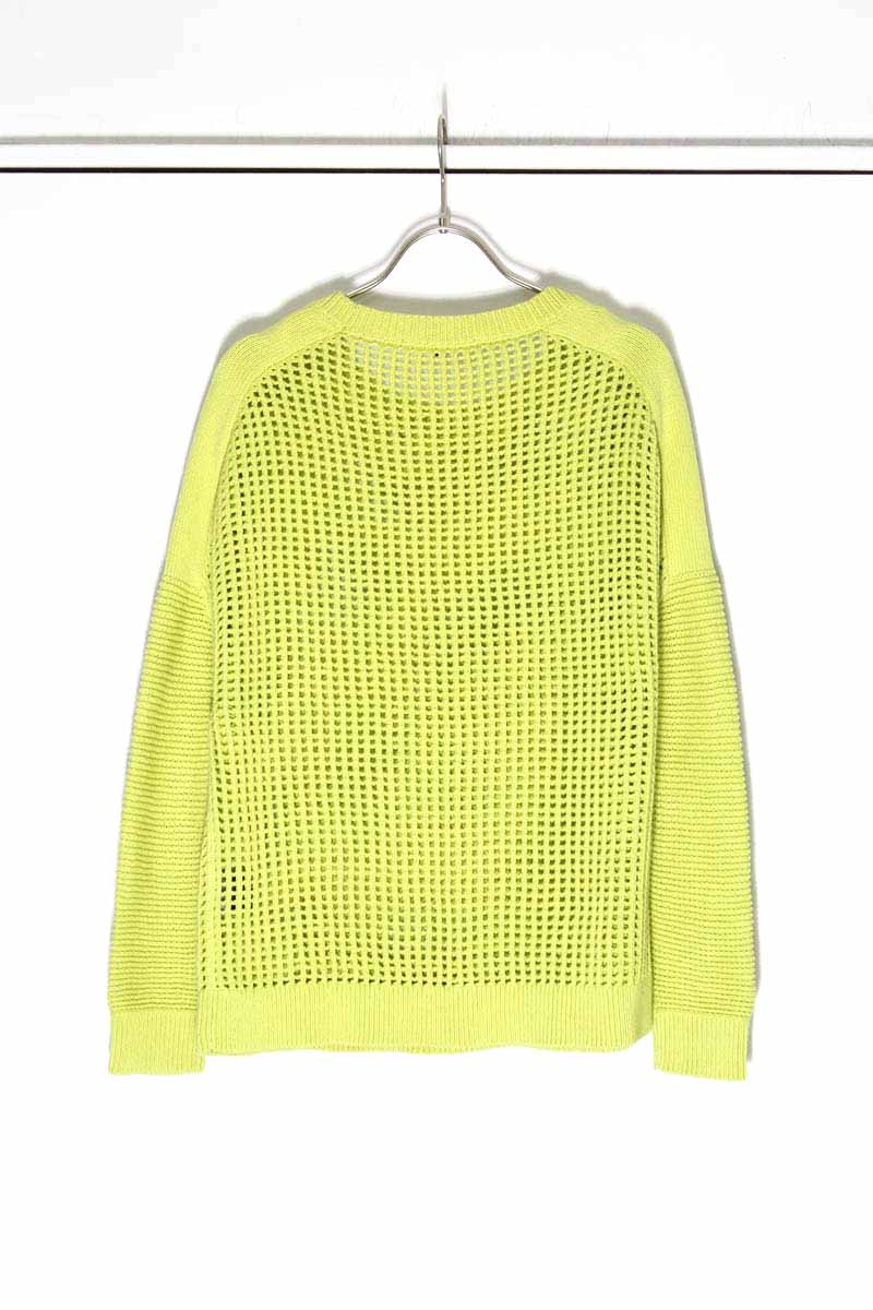 TIBI | COTTON SHEER SWEATER [USED]