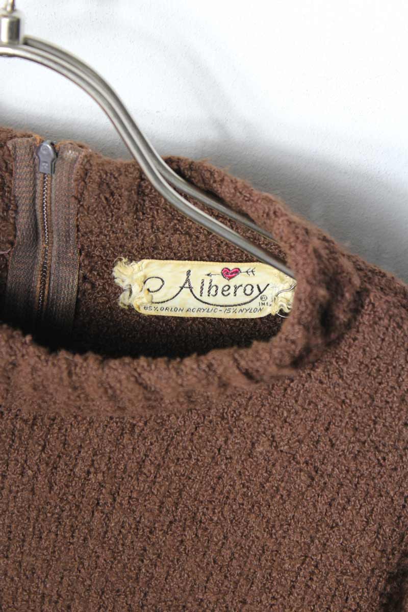ALBEROY | 70'S S/S KNIT SWEATER [USED]