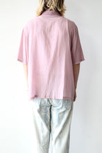 Load image into Gallery viewer, BOX SHIRT SHORT SLEEVE / DUSTY LILAC COATED VOILE 