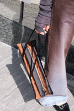 画像をギャラリービューアに読み込む, PATCH COMBINED BAG / BLACK/BROWN