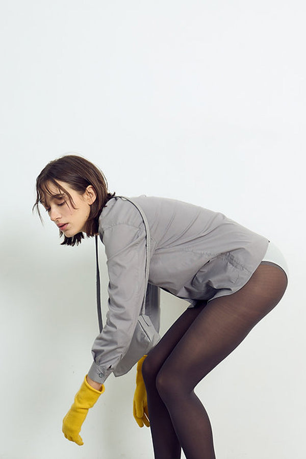 SHORT STITCH GLOVES / YELLOW [20%OFF]