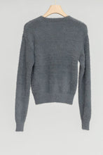 画像をギャラリービューアに読み込む, NYLON FUR KNIT CARDIGAN / GRAY