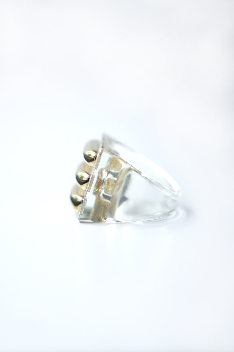 RECTANGLE RING / CLEAR