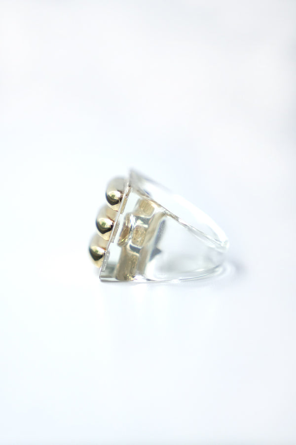RECTANGLE RING / CLEAR