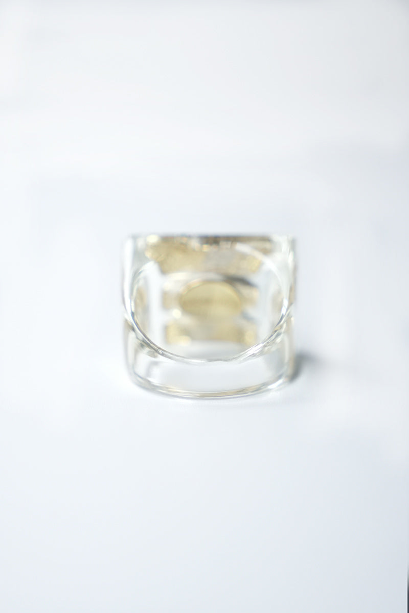 RECTANGLE RING / CLEAR