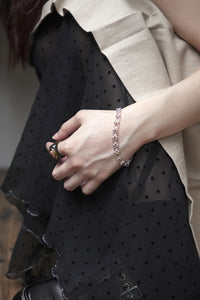 SUN BRACELET / SILVER PLATED BRASS